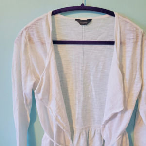 CHIC White Tie-Back Cardigan